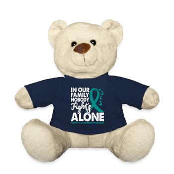 No One Struggles Alone Tourette's Syndrome Consciousness - Teddy Bear - french navy - Front