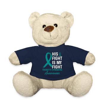 Sein Kampf gegen Tourette Syndrom Awareness - Teddy - French Navy - Vorne