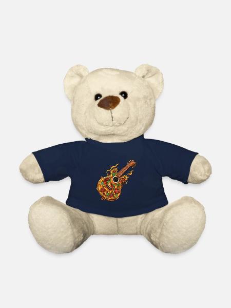 Pizza Guitar - Teddy Bear - french navy