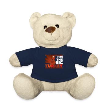 Ich bin der große Truthahn Niedliche Thanksgiving - Teddy - French Navy - Vorne
