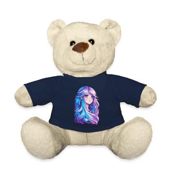Manga Girl Anime Otaku Design Kawaii Chibi Cosplay - Teddy - French Navy - Vorne