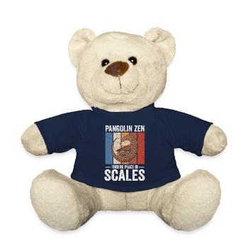 Peace In Sheds Pangolins Find Lovers - Teddy Bear - french navy - Front