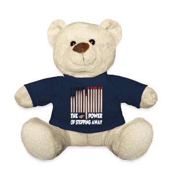Le pouvoir de s’éloigner - un pas en arrière - Nounours - bleu marine - Devant