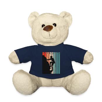 Indoor Climbing Bouldering Sport Climbing Climber - Teddy Bear - french navy - Front