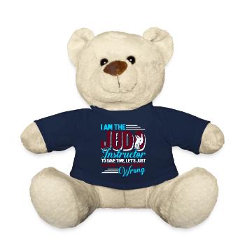 Judo I Am The Judo Instructor - Teddy Bear - french navy - Front