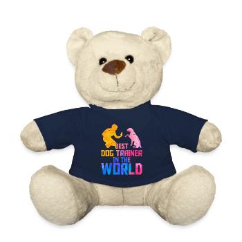 Best Dog Trainer In The World Training Job Saying - Teddy Bear - french navy - Front