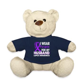 Tragen Sie Lila Für Den Lupus-bewusstseinsmonat - Teddy - French Navy - Vorne
