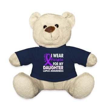 Tragen Sie Lila Für Den Monat Des - Teddy - French Navy - Vorne