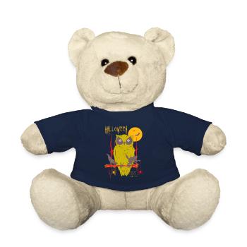 Halloween - Eule - Teddy - French Navy - Vorne