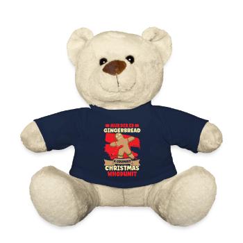 Noël Boulangerie en pain d’épices Cuisine Scène de crime - Nounours - bleu marine - Devant