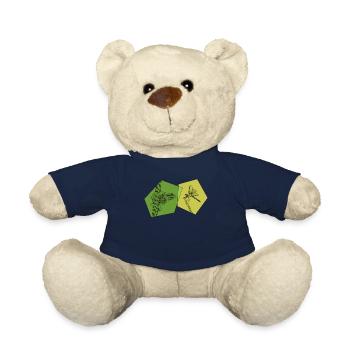 Toad, tadpole, tree frog, frog breeder, frog - Teddy Bear - french navy - Front