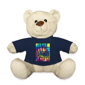 Foley Mixer Funny Saying - Teddy Bear - french navy - Front