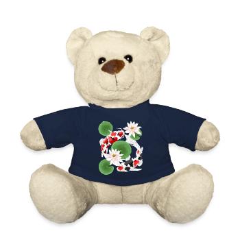 Koi in the lily pond - Teddy Bear - french navy - Front