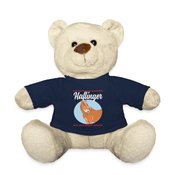 Haflinger Pferde | Haffi Pferdebesitzer Geschenk - Teddy - French Navy - Vorne