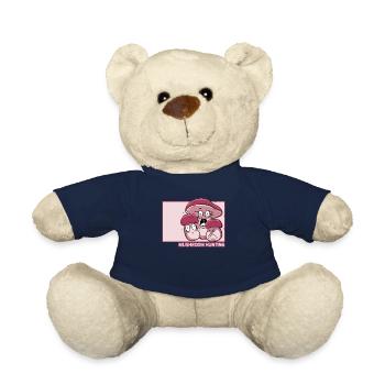 Pilzjagd-Gekritzel Chinesischer Hanzi-Pilz - Teddy - French Navy - Vorne