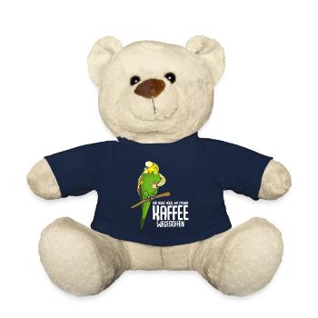 Kaffee Morgenmuffel Vogel Kaffeetrinker - Teddy - French Navy - Vorne