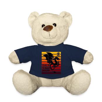 Lunar New Year of the Dragon 2024 - Teddy Bear - french navy - Front