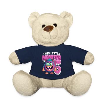 Dieses Kleine Monster Ist 6 - Sechs Jahre - 6. - Teddy - French Navy - Vorne