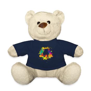Chien Bulldog Dog Propriétaire Gechenkidee - Nounours - bleu marine - Devant