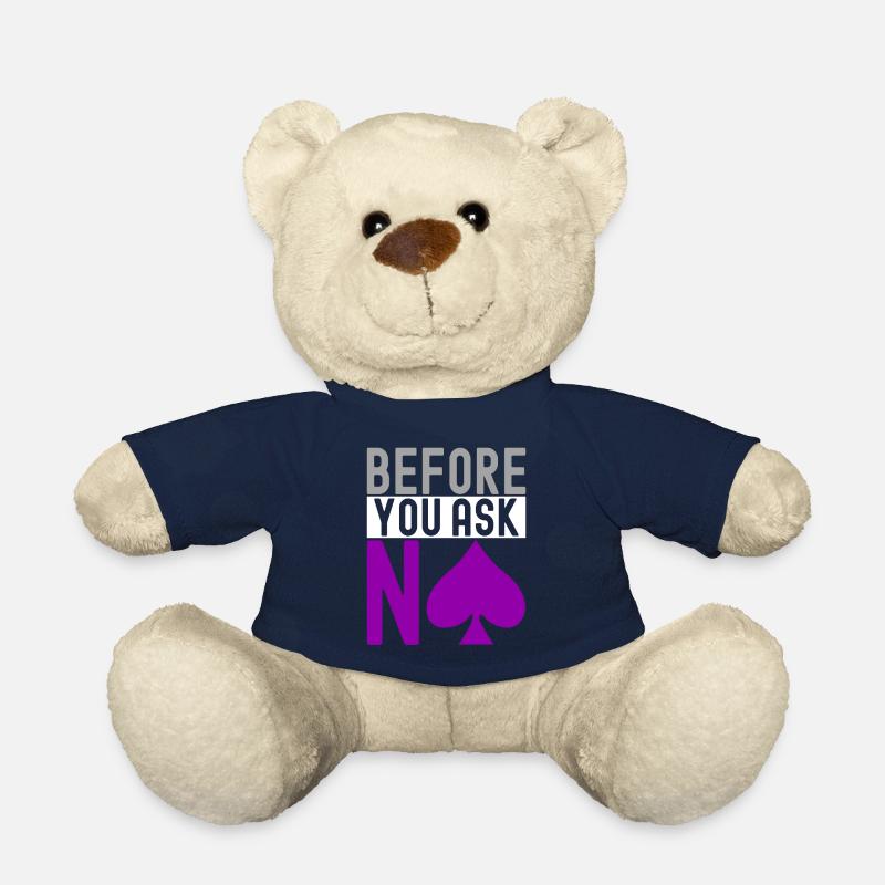 As asexué - Nounours - bleu marine