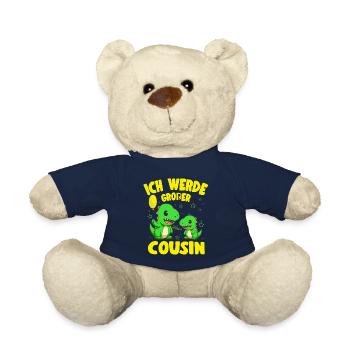 Ich Werde Großer Cousin Dinosaurier bald Cousin - Teddy - French Navy - Vorne
