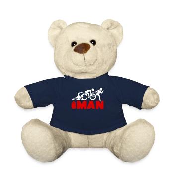 Triathlon Joke Triathletes Triathlete - Teddy Bear - french navy - Front