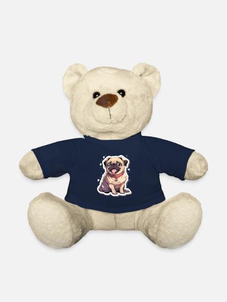 Carlin Carlin Chien Pug Cadeaux Carlin Amoureux du Carlin - Nounours - bleu marine