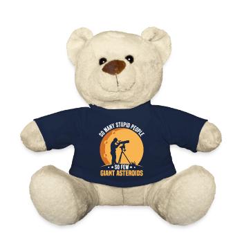 Astéroïdes Drôles d’Astronomes de l’Espace Astrophysicien - Nounours - bleu marine - Devant