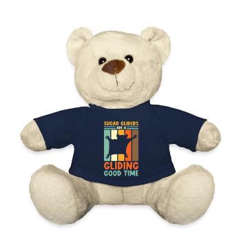 Sugar Glider Saying - Teddy Bear - french navy - Front