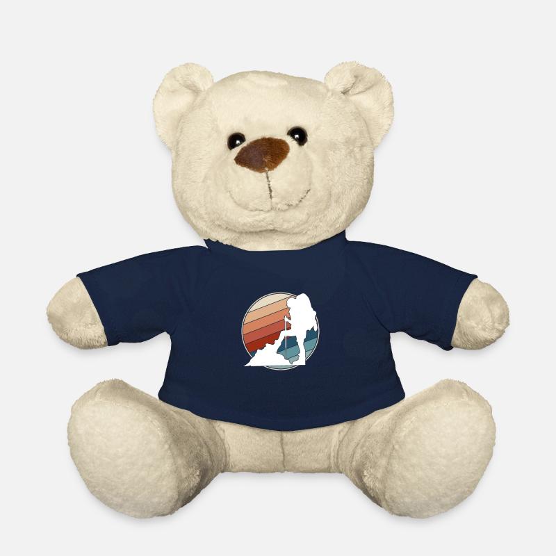 Alpinisme rétro - Nounours - bleu marine