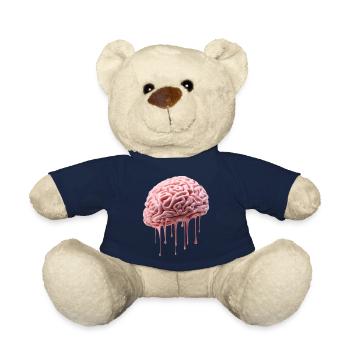 Melting Brain - Teddy Bear - french navy - Front