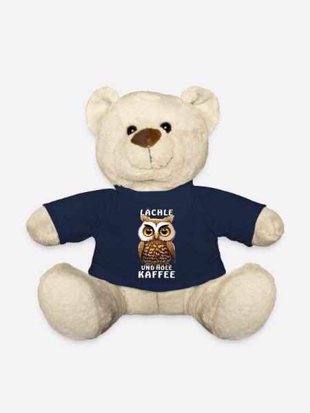 EULE LÄCHLE UND HOLE KAFFEE - Teddy - French Navy