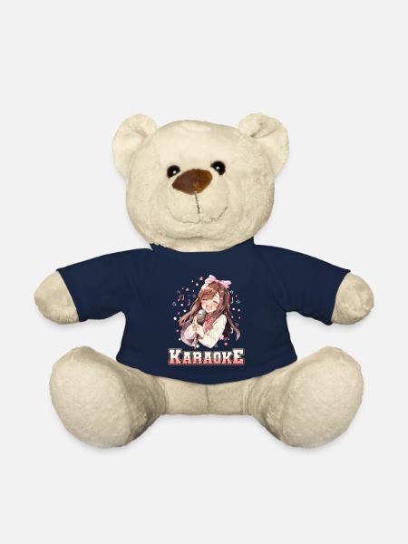 Filles Manga Anime Karaoké - Nounours - bleu marine
