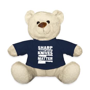 Scharfe Messer Materie Koch Lustig Kulinarische - Teddy - French Navy - Vorne