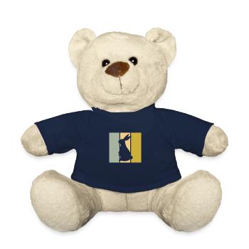 Hare - Teddy Bear - french navy - Front