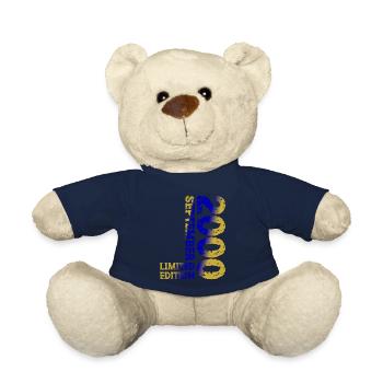 2000 September Limited Edition 23rd Birthday Deco - Teddy Bear - french navy - Front