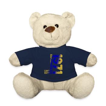 1971 September Limited Edition 52. Geburtstag Deko - Teddy - French Navy - Vorne