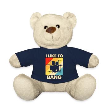 Batterie Batteur Batteur - Nounours - bleu marine - Devant
