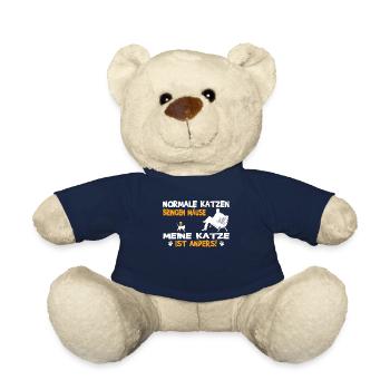 Katzenfreund, Katzenzubehör Geschenk - Teddy - French Navy - Vorne