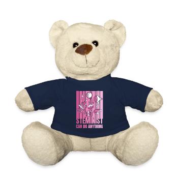 Steminist peut tout faire Scientifique STEM Steminist - Nounours - bleu marine - Devant