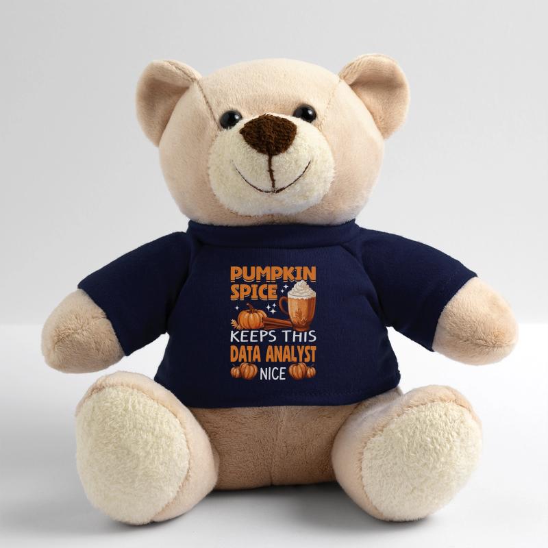 Cool Pumpkin Spice Keeps This data Analyst Nice Teddy