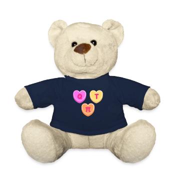 Drôle Pi Day Math Symbol Science Cutie (QT) - Nounours - bleu marine - Devant