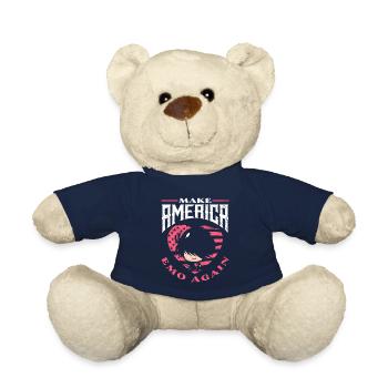Emoticon Make America Emo Again Emocore Aesthetic - Teddy - French Navy - Vorne