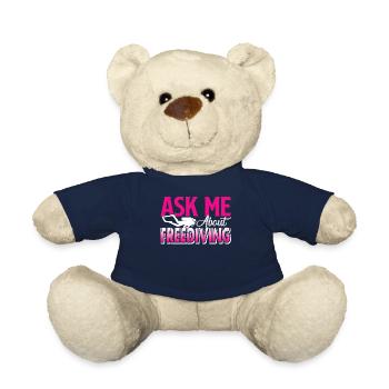 Freediving Ask Me About Freediving - Teddy Bear - french navy - Front