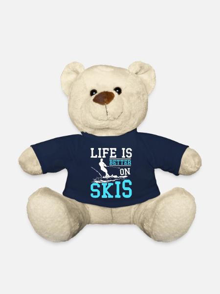 La vie est meilleure en ski nautique - Nounours - bleu marine