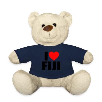 J’aime Fidji I Heart Fiji Rugby - Nounours - bleu marine - Devant