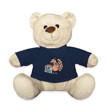 Tenue de Thanksgiving - Drôle d’automne Happy Turkey - Nounours - bleu marine - Devant