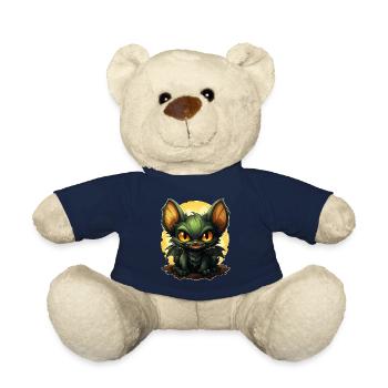 Chauve-souris Halloween I Cartoon Mignonne chauve-souris - Nounours - bleu marine - Devant