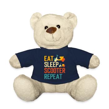 Scooter Scooter Rider Scooter - Nounours - bleu marine - Devant