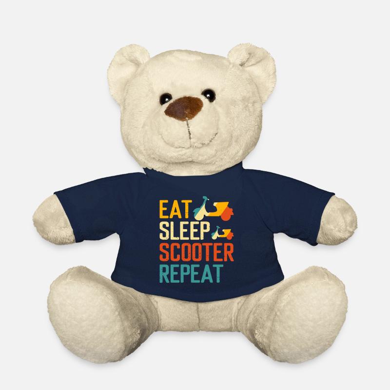 Roller Rollerfahrer Motorroller - Teddy - French Navy